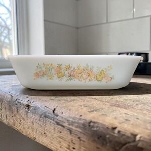 Anchor Hocking Harvest Vegetable Loaf Pan, Vintage Replacement Baking‎ Dish